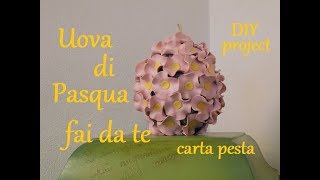 Meraviglioso uovo di cartapesta apribile fai da te  Idee per Pasqua [upl. by Leonora119]