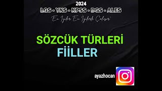 Sözcük Türleri  FİİLLER [upl. by Syman]