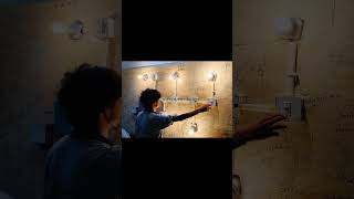 house wiring with icdp and energy mrter  electricion electrical science experiment [upl. by Jobye589]