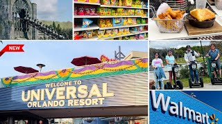 FLORIDA VLOG Dad CRASHED Universal Islands of Adventure Mount Dora Segways amp Disney Springs 2024 [upl. by Cowie]