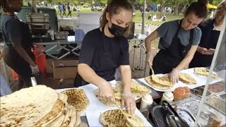 LONDON STREET FOOD BURGERS AND CHIPS CHICKEN BIRYANI WRAPS FLATBREAD HALLOUMI STREET FOOD [upl. by Acissey748]