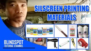 SILKSCREEN PRINTING MATERIALS full tutorial vlog14 [upl. by Lyrehs]