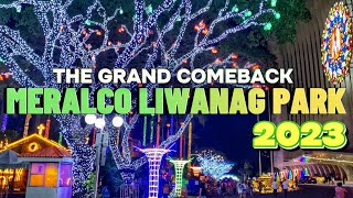 Meralco Liwanag Park 2023 Grand Opening  The Popular Christmas Park In Ortigas Pasig City is back [upl. by Fenner]