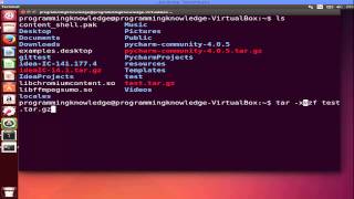 How to Extract a targz File in Linux using Terminal [upl. by Ellery437]