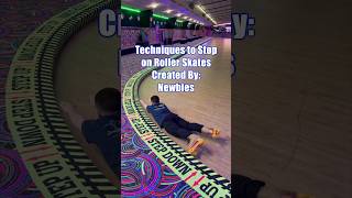 Techniques to Stop on Roller Skates Created by Newbies🛼 [upl. by Sybilla496]