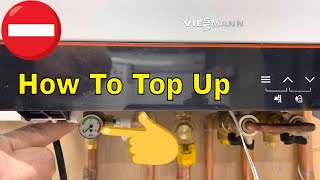 How To Repressurise Or Fill A Viessmann 050 Combi Boiler 2022 Model [upl. by Anay]