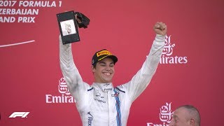 Lance Stroll Claims a Memorable Podium  2017 Azerbaijan Grand Prix [upl. by Avruch]