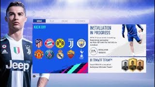 FIFA 19 PS4 PRO Game while installing [upl. by Box]