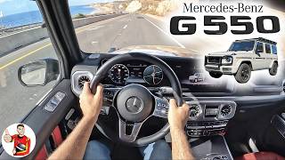 The 2023 MercedesBenz G550 is the Luxury Tank You Want POV Drive Review [upl. by Aitat]