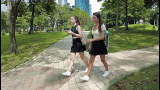 Kuala lumpur KLCC Park Malaysia 4K walktour [upl. by Orv]