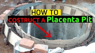 How to Construct a PLACENTA PIT From Start to Finish Public Health Engineering [upl. by Sylado]