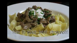 BEEF STROGANOFF RECIPE [upl. by Carola]