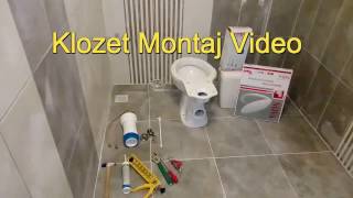 Klozet Montaj ı Nasıl Yapılır  Klozet Montaj ı  UYGULAMA LI ANLAT IM VİDEO  0538 598 46 66 [upl. by Flann619]