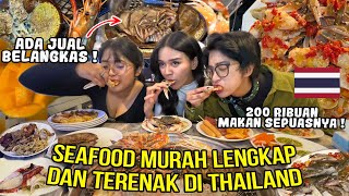 MAKAN SEPUASNYA SEAFOOD MURAH LENGKAP DAN TERENAK DI THAILAND  🦑 🦀 🦐 [upl. by Devol733]