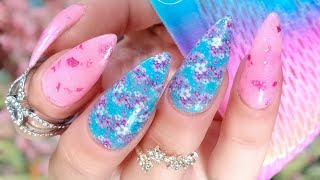 The Daily Nail Doing a Mani with Transfer Foils diynails dipnails dippowdernails [upl. by Adlez306]