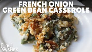 French Onion Green Bean Casserole Recipe  Thanksgiving Green Bean Side Dish [upl. by Trebeh]