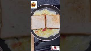 Cheesy Bread Omelettes Sandwich Quick and easy Bread Recipe Tasty Bread Recipe shortvideo viral [upl. by Voccola]