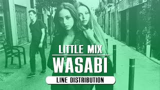 Little Mix  Wasabi  Line Distribution [upl. by Ortrude]