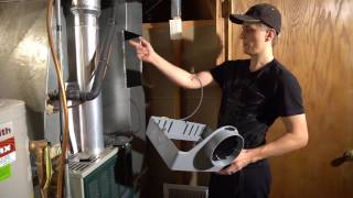 Aprilaire 600M Humidifier Installation Walkthrough [upl. by Schram]