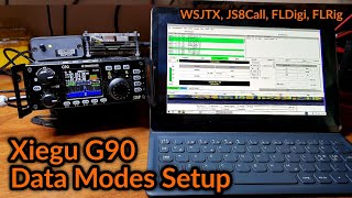 Xiegu G90 Digital Modes Setup [upl. by Jori73]