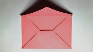 Paper Envelope  How to Make a Paper Envelope Without Glue or Tape  Easy Origami Envelope [upl. by Hearn]