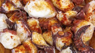 🐙 Receta de PULPO A LA GALLEGA 🐙 Recetas con pulpo 🐙 [upl. by Afira]