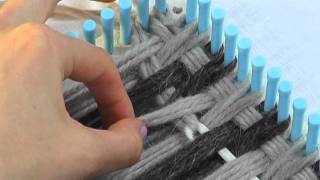 Weaving How to Weave in Multiple Colors [upl. by Nivlac]