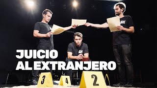 Juicio al extranjero de Indubio Teatro  Teatre Tantarantana [upl. by Sahcnip]