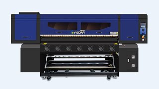 FEDAR FD6198E 8 Head sportswear transfer sublimation printer [upl. by Atsedom247]