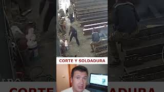 Seguridad en corte y soldadura mantenimiento seguridad prevencion industrial [upl. by Quintilla]