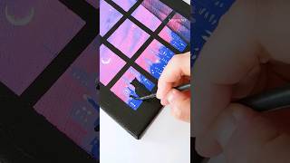 Window Cityscape acrylic painting technique art painting paintingtutorial [upl. by Gilchrist]