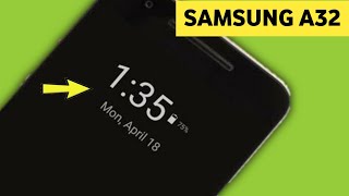 Samsung Galaxy A32  Always On Display Tips amp Tricks A52 [upl. by Benedicto482]