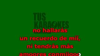 Karaoke No Volvere Los Caminantes [upl. by Aslehc]