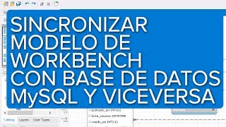 Sincronizar modelo de Workbench con base de datos mysql y viceversa [upl. by Tingey903]