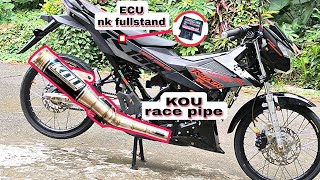 Installing Kou Race Pipe On Raider 150 fi  Thai Concept [upl. by Lesoj]