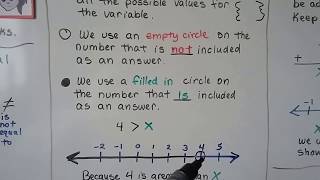 GED Math 21d Solving and Graphing Inequalities [upl. by Adnoryt904]