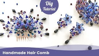 How to Make Handmade Hair Comb Easy DIY Jewelry Ideas [upl. by Inej303]