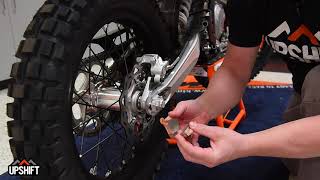 KTM How To Brake Pad Change [upl. by Karlin]