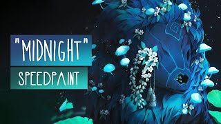 Midnight  SPEEDPAINT  Photoshop CC [upl. by Brewster]