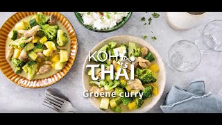 Recept Koh Thai  Groene Curry [upl. by Pavyer173]