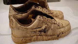 How To Coffee Dye Air Force 1s First TimeFor Beginners [upl. by Sorazal]