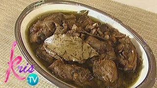 Kris cooks Adobo ala Espanto [upl. by Tally587]