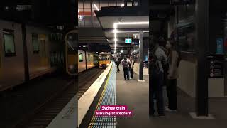 Sydney train arriving at Redfern sydney sydneytrains redfern [upl. by Dihahs53]