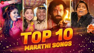 Top 10 Marathi Songs  Video Jukebox  Kelewali Zingaat Ashtami Bhurum Bhurum amp More [upl. by Soneson]