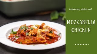 Easy Mozzarella Chicken In Tomato Sauce  Food Channel L  A New Recipe Every Day [upl. by Ennayhc178]