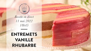 Recette Rhubarbe  lentremets Rhubarbe Vanille [upl. by Soph]