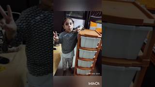 Meesho multi purpose drawer plastic modular chest storage boxunboxing shopping vlog [upl. by Aizat780]