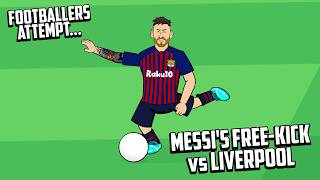 MESSIS FREEKICK vs LIVERPOOL🔥 Footballers Attempt Frontmen 83 [upl. by Ciapha]