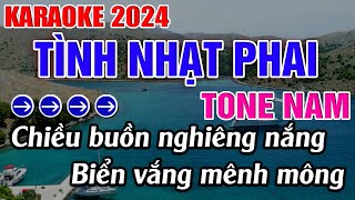 Tình Nhạt Phai Karaoke Tone Nam Karaoke Đăng Khôi  Beat Mới [upl. by Burner]