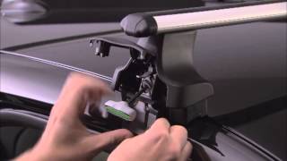 Thule 754 Foot Pack Video Demonstration  roofrackscouk [upl. by Christean368]